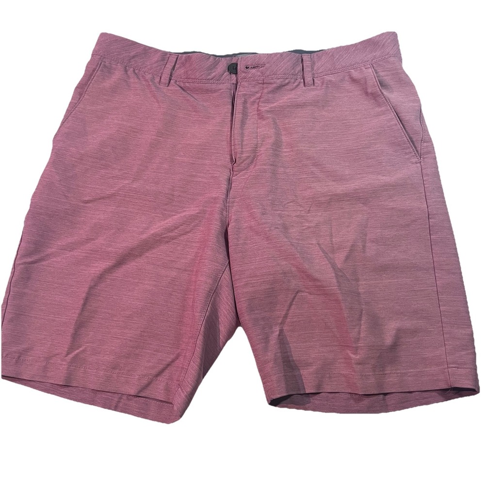 VRST Men's Golf Shorts Size 38 Maroon Plum Quick Dry EUC